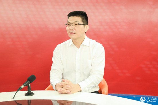 做客人民網(wǎng)福建演播室。人民網(wǎng) 陳永整攝